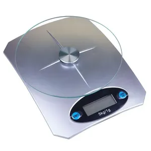 Balança Digital de Cozinha 5kg Vidro Cazza