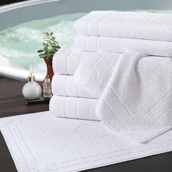 Toalha De Banho Suite Gold 1,40m X 80cm 450g/m² Hotelaria 1 Peça 90% Algodão 10% Poliéster - Branco