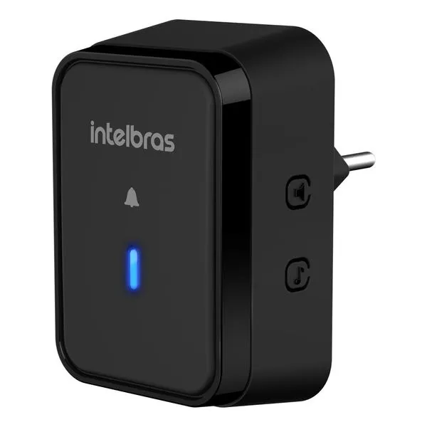 Campainha sem Fio com Bateria CIB101 Intelbras Preta