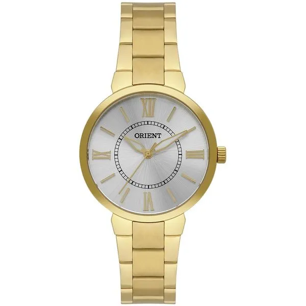 Relógio Orient Feminino Ref: Fgss0222 S3kx Casual Dourado