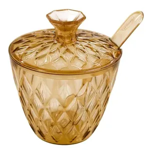 Açucareiro Glamour Plasutil Âmbar