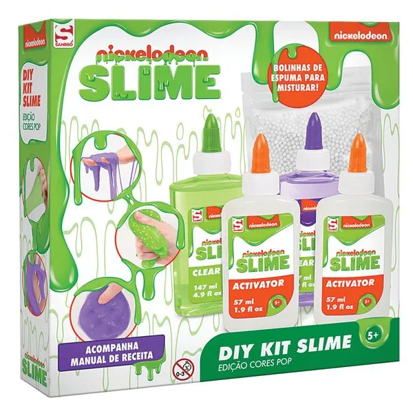 Kit Faça seu Slimy Toyng Nickelodeon 37850