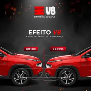 Jogo de Mola Esportiva V8 Suspensões Gm Prisma 2013 a 2019