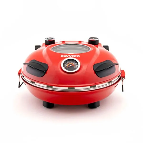 Forno elétrico para pizza em até 4 minutos Davvero Labravia 220v vermelho