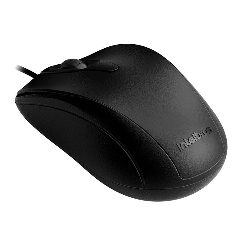 Mouse Office Intelbras MCI10, 1000DPI, USB, Preto