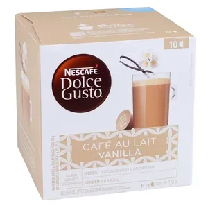 Cápsula de Café Dolce Gusto Au Lait Baunilha com 10