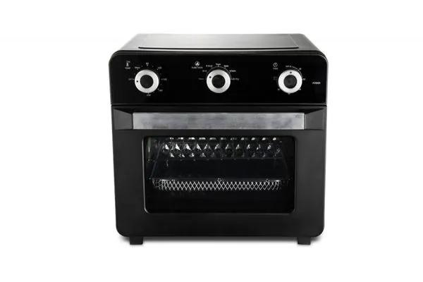 FORNO HAMILTON BEACH AIR FRYER ELÉTRICO COM TIMER 20L PRETO 220V