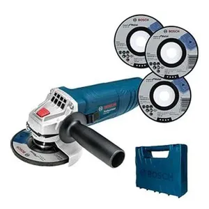 Esmerilhadeira Angular Bosch GWS 850 850W 127V Com 3 Discos e Maleta