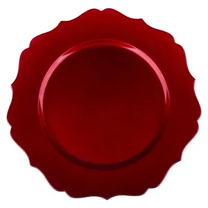 Sousplast 32cm Natal Belle Vermelho Cazza