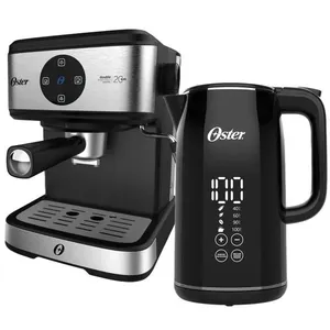 Kit Espresso Oster - Cafeteira Double E Chaleira Digital 1,7L 110V