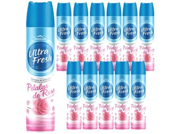 Odorizador Purificador Cheiro Ambiente Ultrafresh Petalas 12