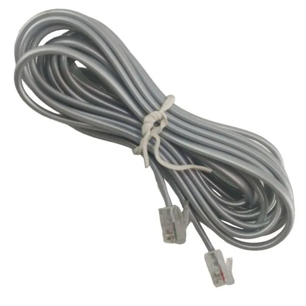 Fio Telefonico Cabo Rj11 Extensao Telefone Fixo 3M