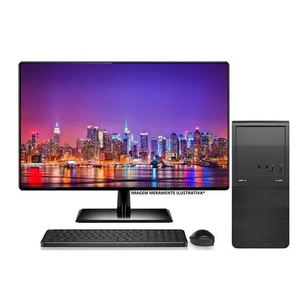 Computador Completo Intel Core I7 16gb Monitor 23' Hdmi Ssd 512gb Windows