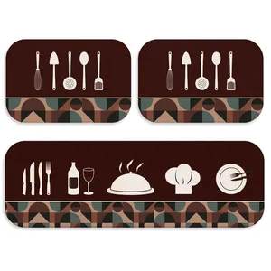 Kit Tapete De Cozinha Gastronomic Único
