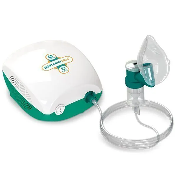 Kit Inalador Pulmopar Plus + Soro Fisiológico 10 Ampolas