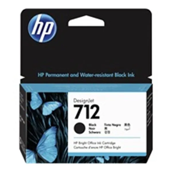 Cartucho de Tinta HP 712 Preto PLUK 38ML - 3ED70A