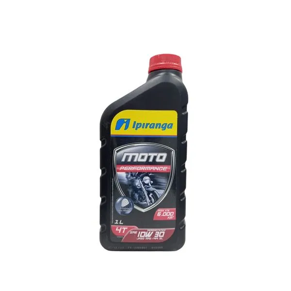 Óleo para Moto Ipiranga Performance 4T API SL 10W30 semissintético - 1L Ipiranga Moto Performance 10W30 SL