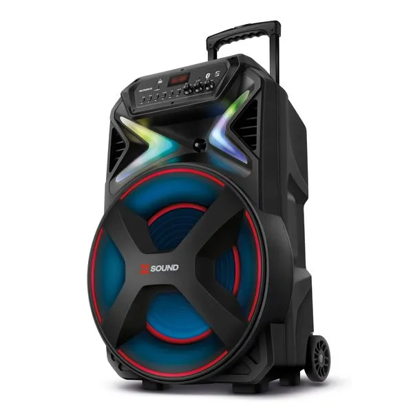 Caixa de Som Amplificada Mondial XSound CM-1000-N 1000W RMS