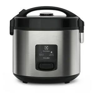 Panela de Arroz Elétrica Electrolux por Rita Lobo 3,5L Preta Efficient 2 em 1 (ERC20) 127V