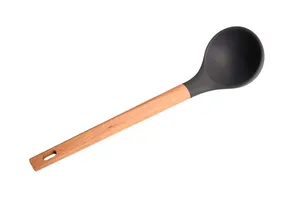 Concha de Silicone com Cabo de Madeira Cazza Oak