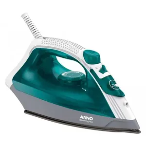 Ferro a Vapor Elétrico Steamgliss 1200W Base Antiaderente Fv1920 Arno Verde / 110V