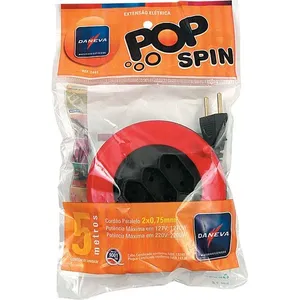 Extensão PL Redonda 5m Pop Spin 1495 Daneva