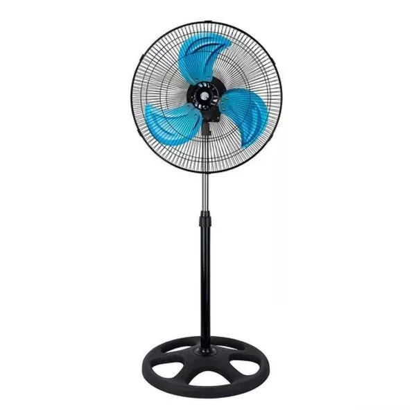 Ventilador De Coluna Potente 45W Silencioso 3 Velocidades Altura Regulável 115cm Oscilação 180° 220V