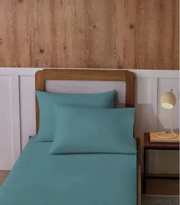 Jogo De Cama Solteiro Malha 2 Peças Liso Vivaldi Verde UN / Verde
