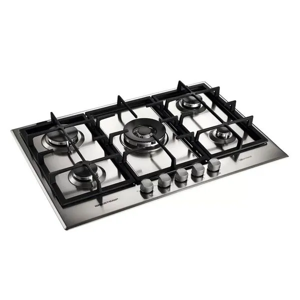 Cooktop Brastemp Gourmand 5 Bocas Gás Inox - BDK75DR Inox / 220V