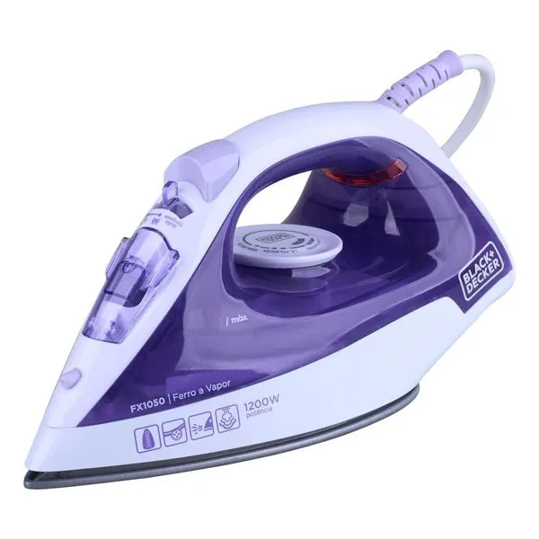 Ferro de Passar à Vapor Fx1050 Black&Decker Branco 220V