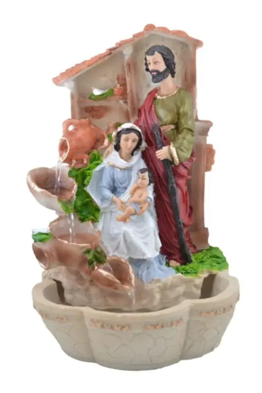 Fonte água Sagrada Família sala quarto jardim bombinha 33x23