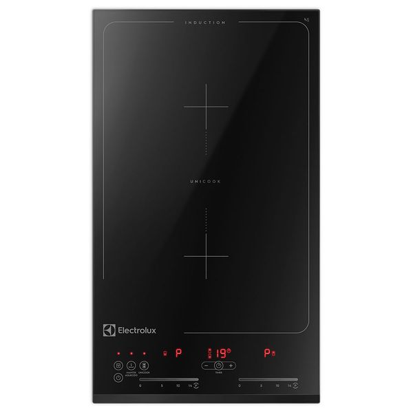 Cooktop 2 Bocas de Indução Electrolux com Unicook e Painel Touch (IC30) 220V