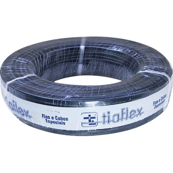 Cabo de áudio Frequência para Guitarra AF(E) 1X0,20MM Preto - RL / 100
