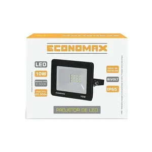 Refletor Led 10W Economax Branca Fria 6500K