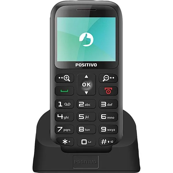 Celular Positivo P65 Dual Chip Tela 1.8" 2G Câmera Preto