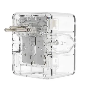 Protetor Clamper DPS Energia 3 Tomada LCF 3P 10A Transparente