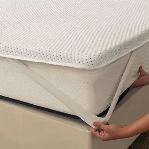 Pillow Top Solteiro King Guldi Soft com Espuma D30 com Alça (5x96x203) Branco