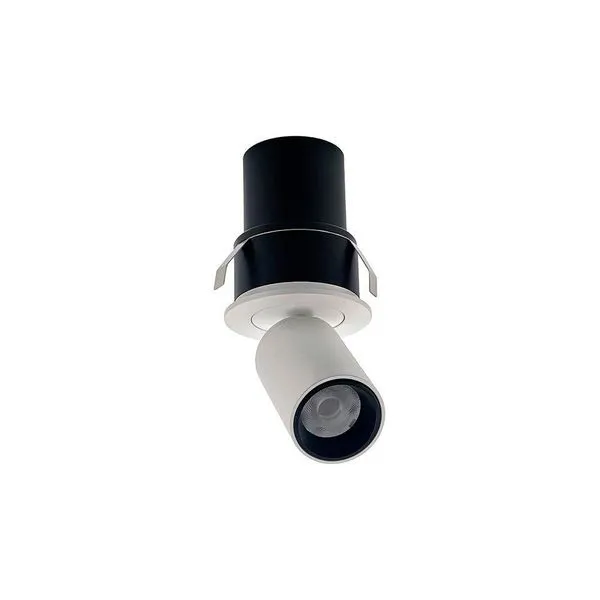 Spot De Embutir Retrátil Nordecor Mali Led Alto Irc 90 5w Bivolt Branco 3000k Luz Amarela 6546