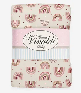 Manta Dupla Face Baby Vivaldi Rosa UN / Rosa