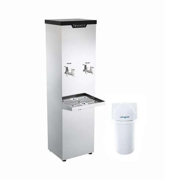 Kit Bebedouro Industrial 25 Litros Refrigerado Inox Bi25l 220V + Filtro - Venâncio 220V