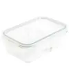 Marmita de Vidro com Divisória 700ml Cazza com Tampa
