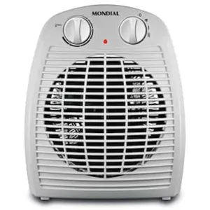 Aquecedor de Ambiente Mondial A-08 com Controle de Temperatura - Cinza cinza / 220
