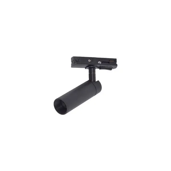 Spot Direcionável Para Trilho Eletrificado Nordecor Blet 5w Bivolt Preto 3000k Luz Amarela 6396