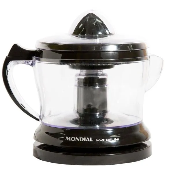 Espremedor Mondial 1,25L com Dupla Rotação e Acionamento Automático Premium E-02 Preto 127V