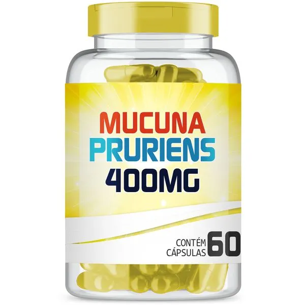 Mucuna Pruriens 400mg - Extrato seco - 100% puro