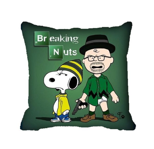 Almofada Snoopy Breaking Nuts