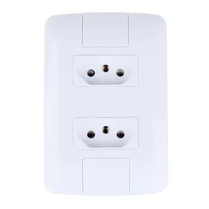 Conjunto de 2 Tomadas 2P+T 20 Amperes 57241/066 Tramontina Branca