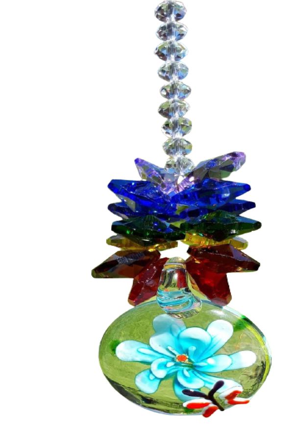 "Pingente de Cristal Suncatcher - Murano ""Porto"