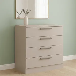 Cômoda Módulo Inferior 4 Gavetas Requinte+ 100% MDF Duna Line