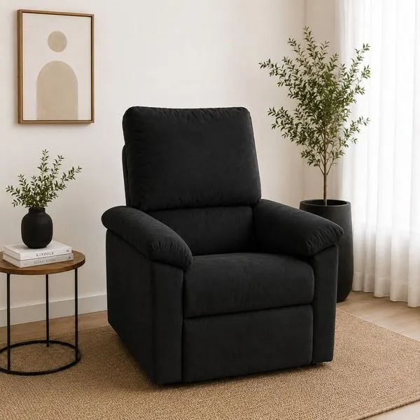 Poltrona Reclinável do Papai Conforto Yescasa Preto